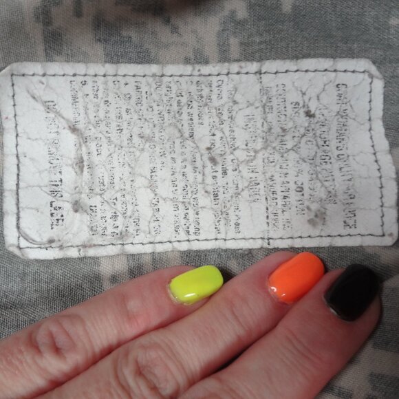 US AIR FORCE CAMOFLAGE UNIFORM WOMENS 6R JACKET CAMO TACTICAL FATIGUES L250 NAME - Picture 7 of 7